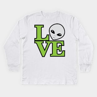 Alien Love Kids Long Sleeve T-Shirt
